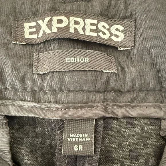 Express Editor Charcoal Textured Trousers - Picture 5 of 10